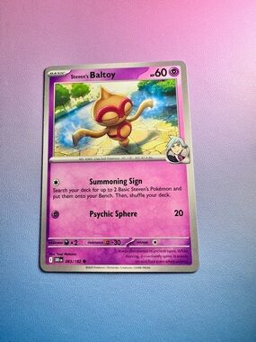 steven’s baltoy - 083/182 (common) — pokemon: destined rivals